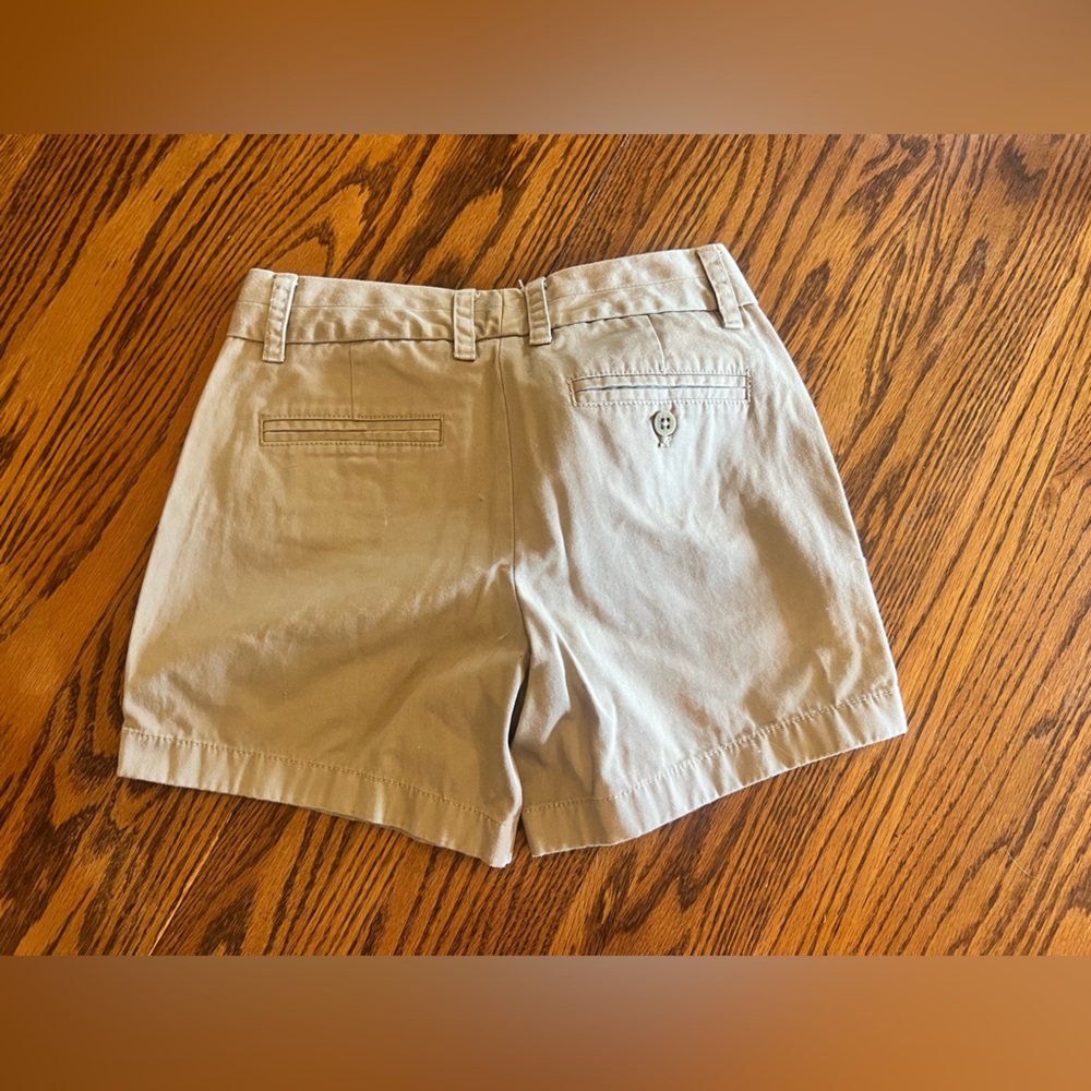 Beige Casual Shorts